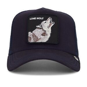 Goorin Bros Lone Wolf Black Cap OS Nwt